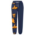 thumbnail image 3 of Pantalones de vestir Gibobby Pantalones de moda para mujer Pantalones de chándal Halloween calabaza Cintura alta con Bolsillos Negro XXL, 3 of 4