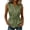 Army Green, variant on Summer Tank Tops for Women Solid V Neck Sleeveless Button Tie Front Tank Top Soft Stretchy Breathable Casual Loose Layer Camisole Shirts