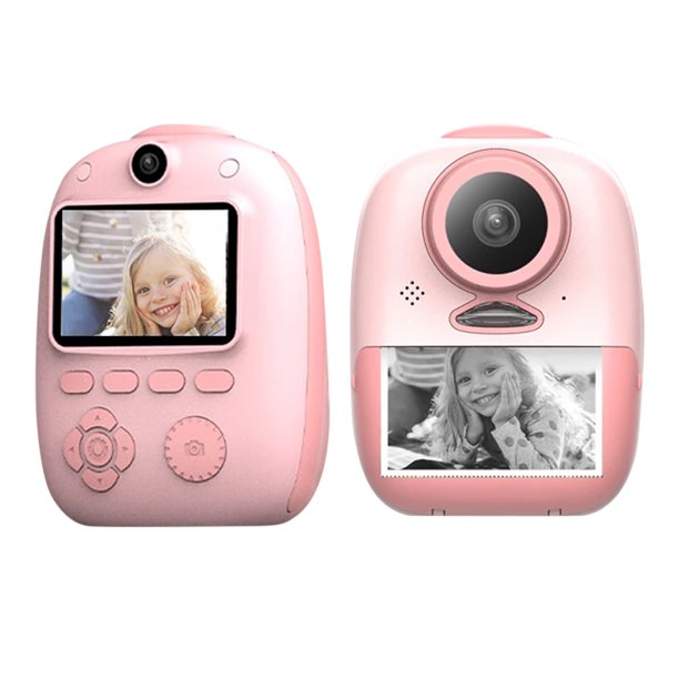 Cámara digital instantánea Wdftyju para niños 26 MP con cadena de bolígrafos de color y pantalla de 2 pulgadas