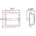 thumbnail image 4 of Design House Millbridge Classic Recessed Toilet Paper Holder, 4 of 10
