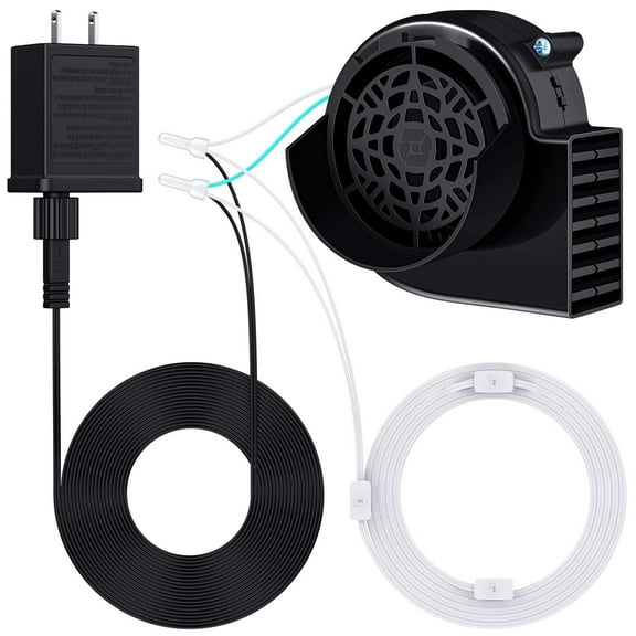 Air Blower for Inflatables, Air Fan Blower Replacement Motor for Garden Yard Inflatable Decor, 1.0A Fan Blower for Halloween Christmas Airblown Inflatables, 12V/ 1.0A Adapter