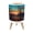 Color 3, variant on Small Trash Can with Lid Surreal Desert Sunset Saguaro Vibrant Flowers 1.8 Gallon Dog Proof Trash Can Round Garbage Can Waste Bin Wastebasket for Bathroom Bedroom Living Room
