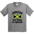 thumbnail image 3 of Inktastic Jamaica Awesome Jamaican Youth T-Shirt, 3 of 5