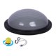 thumbnail image 3 of Pelota de Equilibrio, Pelota de Hemisférica, Base Antideslizante, Entrenador de Equilibrio con Bandas de Resistencia Y Bomba para Entrenamientos Gris, 3 of 8