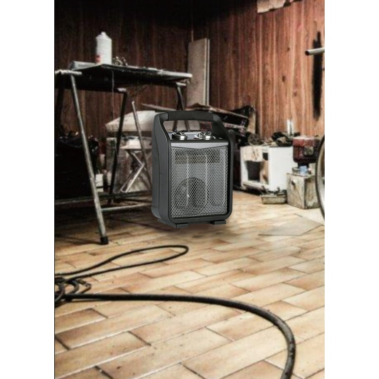 Utility Built-tough1500W Electric Fan-forced Space Heater,Indoor ,Black, DQ1709 - Walmart.com