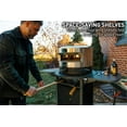 thumbnail image 4 of Solo Stove Pizza Oven Cart for Outdoor Pi Pizza Ovens | Portable Pizza Oven Table, Compatible with the entire Pi family, Locking Wheels, Foldable Shelves, Steel, Height: 35.75 in, Weight: 43 lbs, 4 of 7
