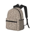 thumbnail image 2 of Haiem Hand Drawn Snake Lightweight Backpack for School, Classic Basic Water Resistant Casual Daypack for Travel with Bottle Side Pockets, 2 of 8