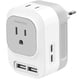 thumbnail image 1 of Convertidor de Voltaje Mapambo 220V a 110V US a Europa con 2 Puertos USB C de Carga Rápida 220V, 1 of 6