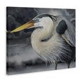 thumbnail image 2 of Stupell Industries Coastal Dark Heron Portrait Canvas Art, 20 x 16, by Grace Popp, 2 of 6