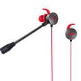 thumbnail image 1 of V7 Auriculares para juegos con conector de 3,5 mm Auriculares con micrófono ajustables con cable en la oreja Auriculares para computadora portátil con teléfono para jugadores dinámicos Inevent DZ4501-01B, 1 of 7