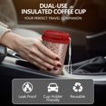 thumbnail image 2 of Leopard Print 18oz Double Drinking Coffee Mug – Vacuum Insulated Stainless Steel Travel Cup with Leakproof Lid, 316 Steel Thermos Tumbler for Hot & Cold Beverages, 2 of 6