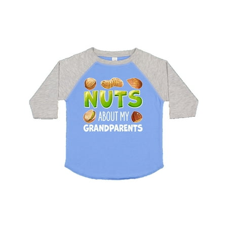

Inktastic Nuts About My Grandparents Peanut Almond Pistachio Gift Toddler Boy or Toddler Girl T-Shirt