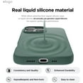 thumbnail image 5 of Magnetic Silicone Case Compatible with iPhone 16 Pro Max Case 6.9 Inch Compatible with All MagSafe Accessories - Built-in Magnets, Soft Grip Silicone, Shockproof [Stone], 5 of 5