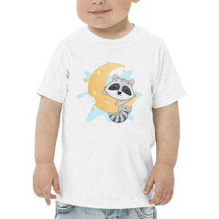 

Sleepy Raccoon On The Moon T-Shirt Toddler -Image by Shutterstock 2 Toddler