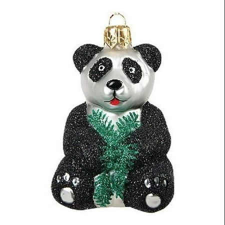 Wildlife Panda Bear Polish Glass Christmas Ornament - Walmart.com