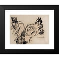 thumbnail image 2 of Théophile Alexandre Steinlen 24x18 Black Modern Framed Museum Art Print Titled - Cats (19th-20th Century), 2 of 5