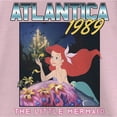 thumbnail image 2 of Girl's The Little Mermaid Ariel Atlantica 1989  Graphic Tee Light Pink Large, 2 of 4