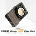 thumbnail image 2 of W100 Pocket LED Video Light 100W Photography Fill Light 2700K-6500K Dimmable APP Control for Vlog Live Streaming Video Recording, 2 of 7