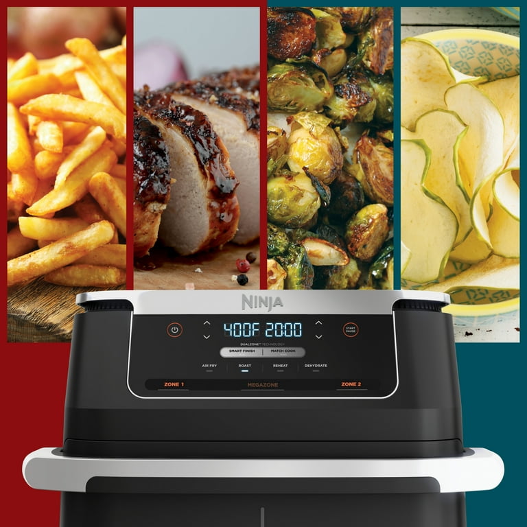 Free Shipping! Ninja Air Fryer 4-in-1 DualZone FlexBasket with 7
