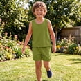 thumbnail image 4 of Bright Color Girls Skort Shorts 2-14 Years Summer Casual Sporty Drawstring Waist Active Shorts for Kids Green 1 Years, 4 of 7