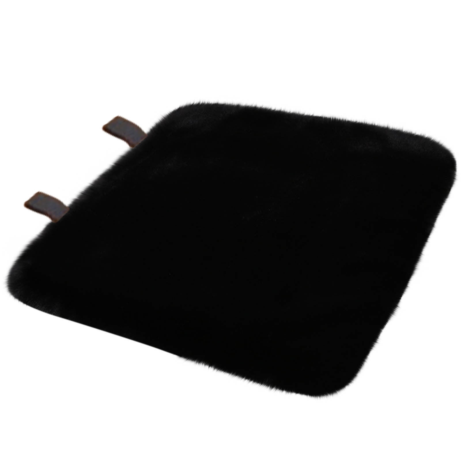 Coussin De Siège Avant Chauffant En Peluche à 3 Vitesses Pour Voiture - HELLOVE - Noir - Auto