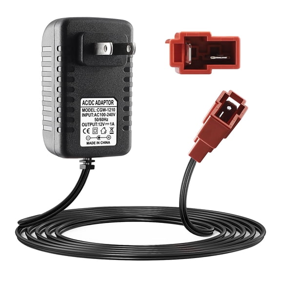 LujingZ 12V Battery Charger for Kids' Electric Ride - On Cars - Fast Charging, Durable & Safe, Lightweight & Portable - Suitable for All Kinds of Daily and Outdoor Scenarios