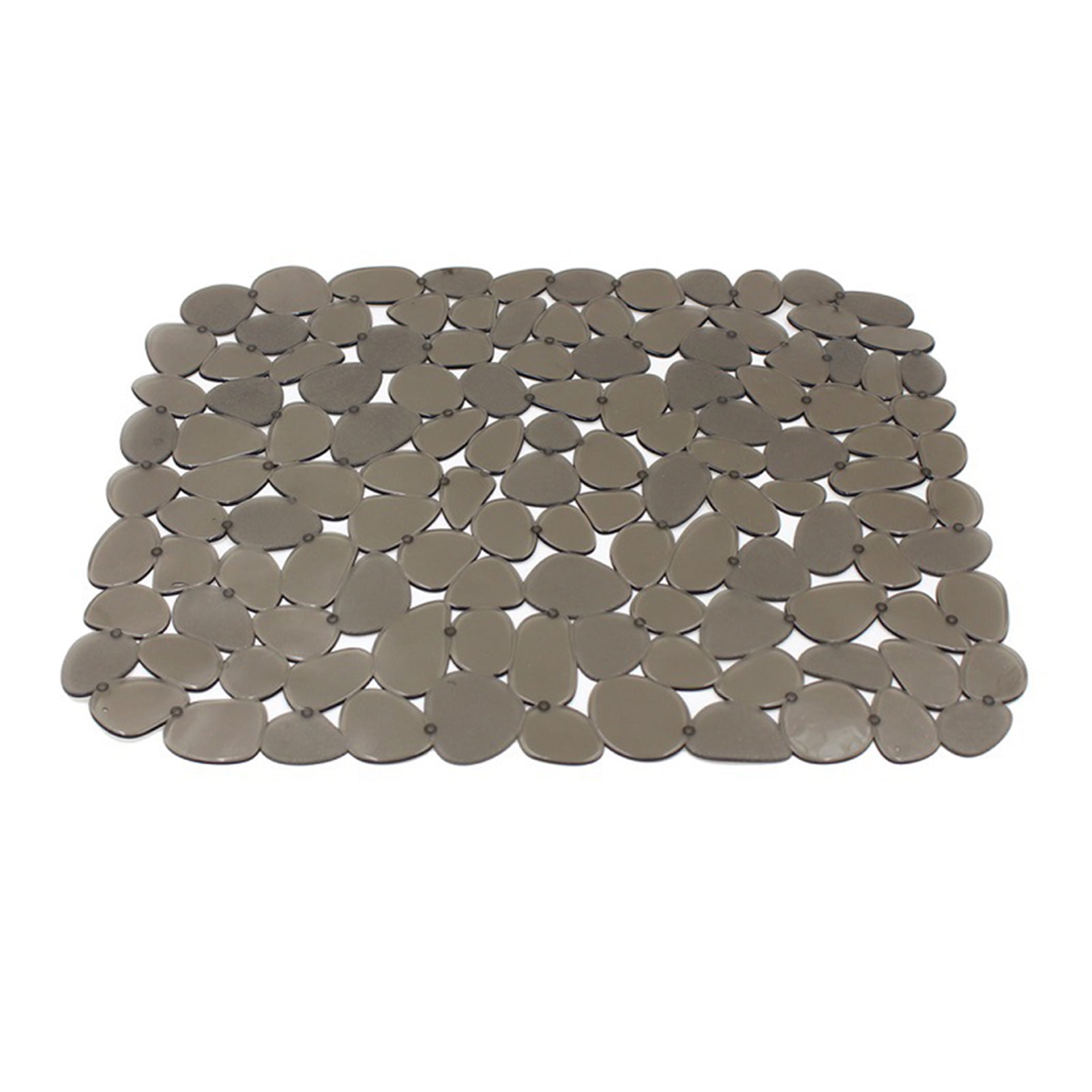 KangQi Nonslip Pebble Sink Mat Ecofriendly PVC Practical Function