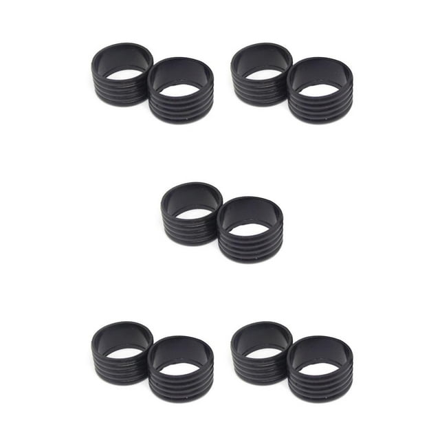 Eigraketly 2 piezas agarre de raqueta anillo de goma mango Overgrip Fix bandas Kit agarre cinta Protector Universal profesional al aire libre Type2 NO2