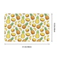 thumbnail image 2 of Bathroom Rugs Non Slip Washable - Cute Pineapple Fruit Kitchen Mats for Floor, Area Rugs for Entryway Rugs Indoor, Laundry Bathroom Room Door Rug with Rubber Backing 20x31.5in, 2 of 8