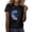 Black, variant on Hkoxplj Women's Sunflower Summer T Shirt Plus Size Loose Top Tops Girls Short Sleeve Graphic Casual T Shirt Fall Fashion Blouses