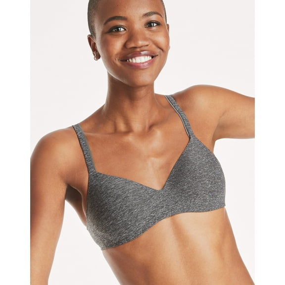 Hanes Ultimate Wireless Bra with T-Shirt Softness Women's Smoothing DHHU03