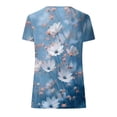 thumbnail image 4 of Tshirt for Women Workout Tops Short Sleeve Lightweight Shirts Yoga Running Gym Athletic Tee Top, 4 of 5