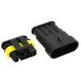 thumbnail image 3 of Car Waterproof Connector, 12A 5 Sets Car Electrical Connector Thermal Stability  For Trucks For Cars For Buses 4P, 3 of 8