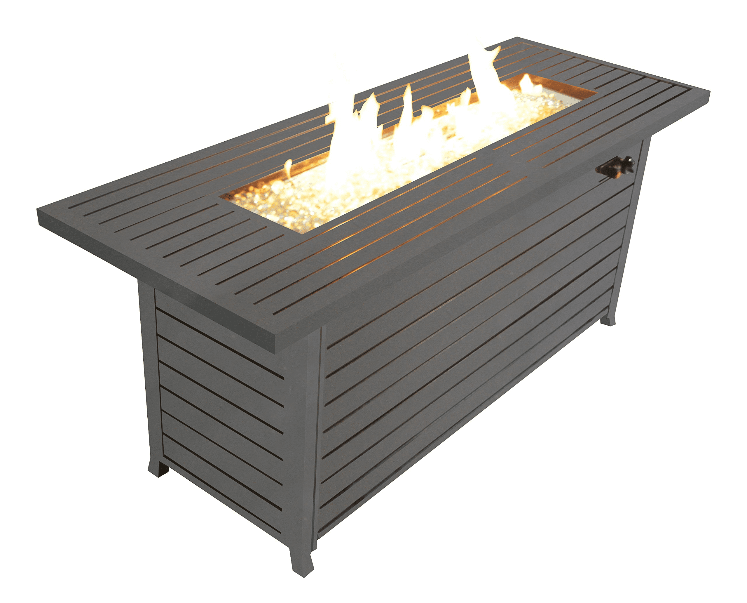 Buy Yousheng 57in Outdoor Gas Propane Fire Pits Table, Aluminum