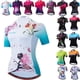 thumbnail image 2 of 2022 Jersey de ciclismo para mujer, camiseta de ciclismo de montaña, carretera, MTB, camiseta de bicicleta femenina, camiseta de manga corta, ropa de carreras para montar en verano para mujer, color b, 2 of 5