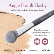 BK BEAUTY BRUSHES - ANGIE HOT & FLASHY A506 CONCEALER - Viral Kitten Paw Face Brush - Under-Eye Concealing and Contouring - Makeup Brushes C42