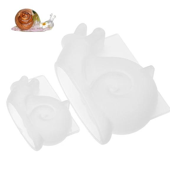 CIMAXIC Unique Silicone Molds Transparent 2Pcs 2.9X1.6X0.8In