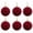 Red - 1.97", variant on romoty 6Pcs Red Velvet Flocked Christmas Ball Ornaments, 1.97" Solid Flocking Round Hanging Baubles for Holiday Tree Home Party Decor
