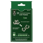 BePuzzled | Elk Hanayama Cast Metal Brainteaser Puzzle Mensa Rated Level 6, for Ages 12 and Up