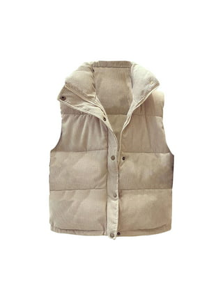 Women's Winter Maxi-Length Hooded Down Vest Full-Zip Sleeveless Puffer Vest  Coats Jacket Outerwear with Pockets 