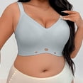 thumbnail image 1 of Seamless Gel Bras for Plus Size Full Coverage Wireless Comfort Bra Support - Everyday Home Leisure Design with Non Stick Gel Padding and Soft Edges, 1 of 7