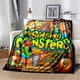 thumbnail image 3 of Game My Singing Monsters manta estampada con brida, manta cálida, manta de picnic, suave y cómoda, regalo de cumpleaños, 3 of 4