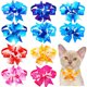 thumbnail image 1 of 50/100ps Dog Bowties For Dogs Winte Snowflake Dog Bows Fashion Pet Dog Bow Tie  Collar Dog Grooming Accessories For Small Dogs ShopWise Round, 1 of 6