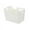 B, variant on Refrigerator Bins White Plastic Storage Bins for Pantry Organization with Four Handles