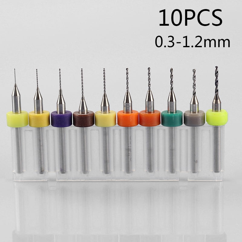 10pcs/Set 0.31.2mm Tungsten Steel Drill Bits PCB Print Circuit Board
