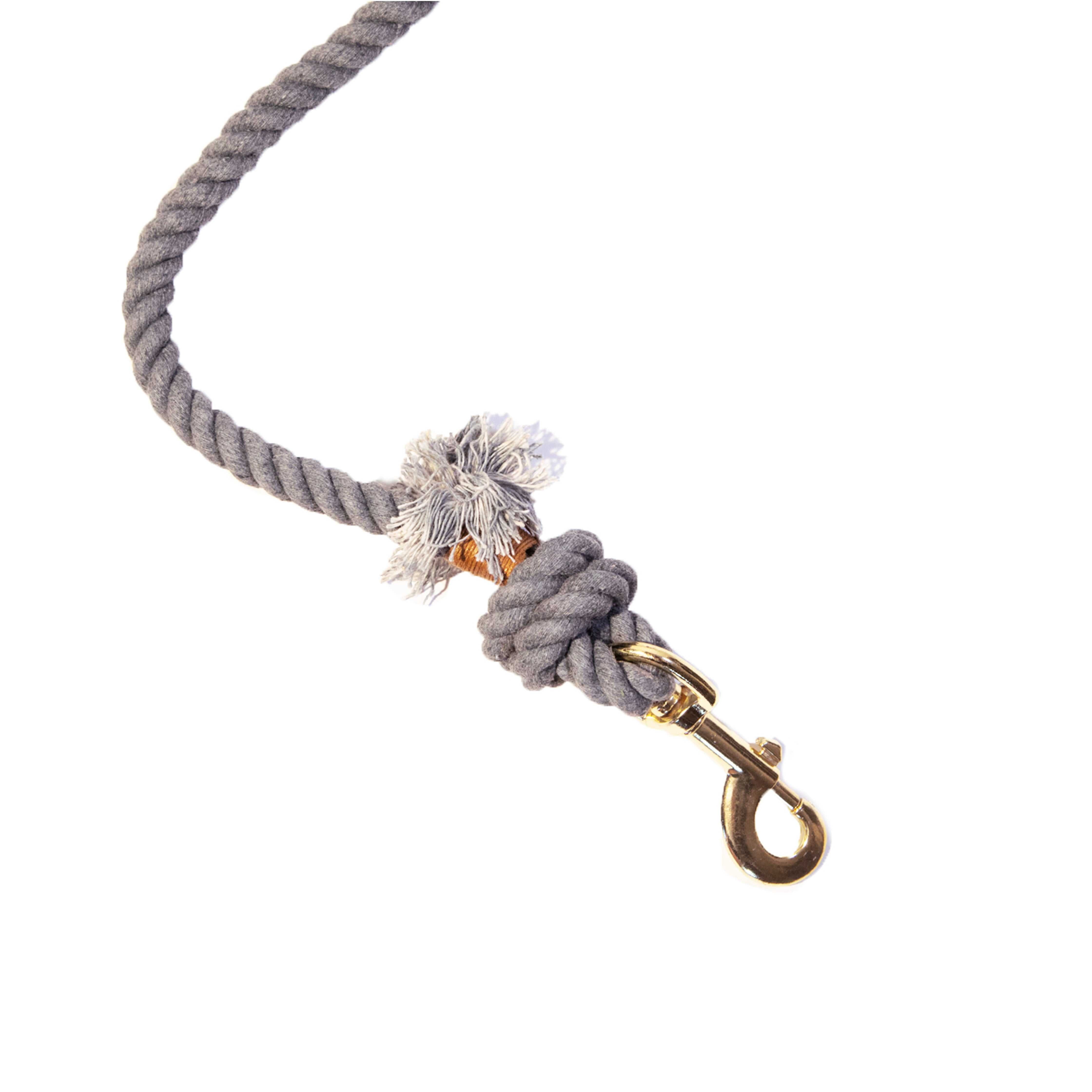 Grey Boho Chic Style Dog Leash - Glow Pups