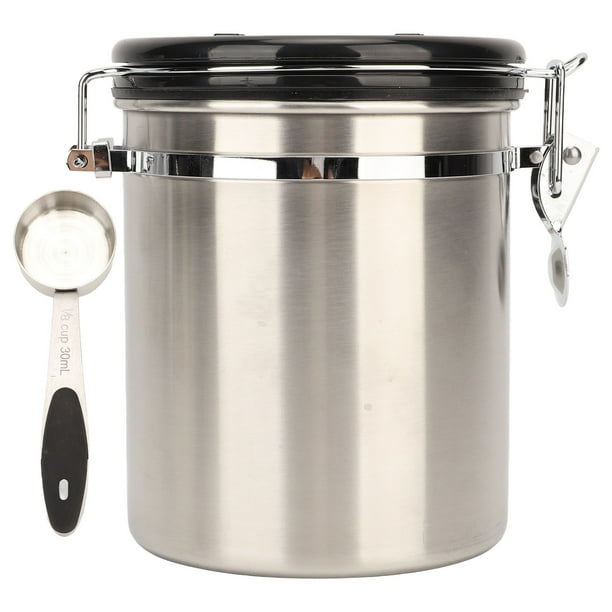 Airtight Stainless Steel Coffee Container, Prevent Harmful Oxidation