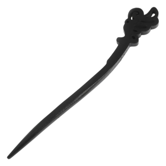 Unique Bargains 1 Pc Hair Chopstick Butterfly Hair Hairpin for Women Black