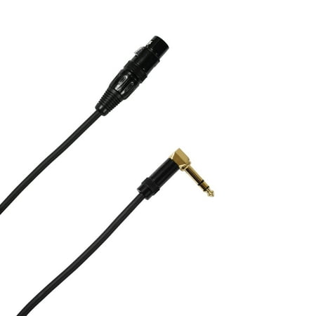 Female Xlr Right Angle - Audio2000's E20125 25 Ft 1/4