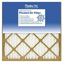Flanders 81555.011616 16 x 10.5 in. Basic Pleated Air Filter Kraft Frame With Wirebacked Media - Pack Of 12